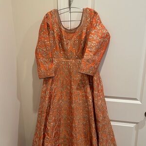 Bridal Desi 2 Piece Gown Suit